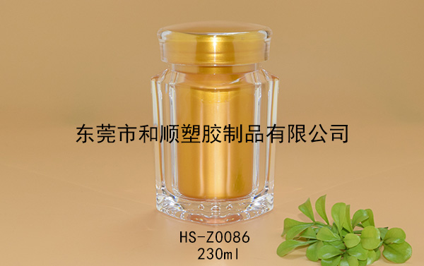 230ml虫草藏红花高透方瓶 HS-Z0086包装瓶